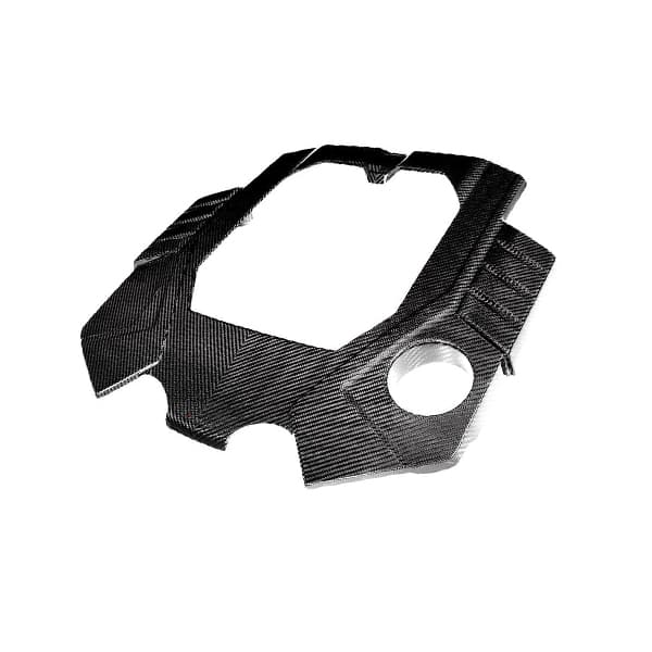 Audi C8 RS6 RS7 Black Carbon Engine Cover Matte