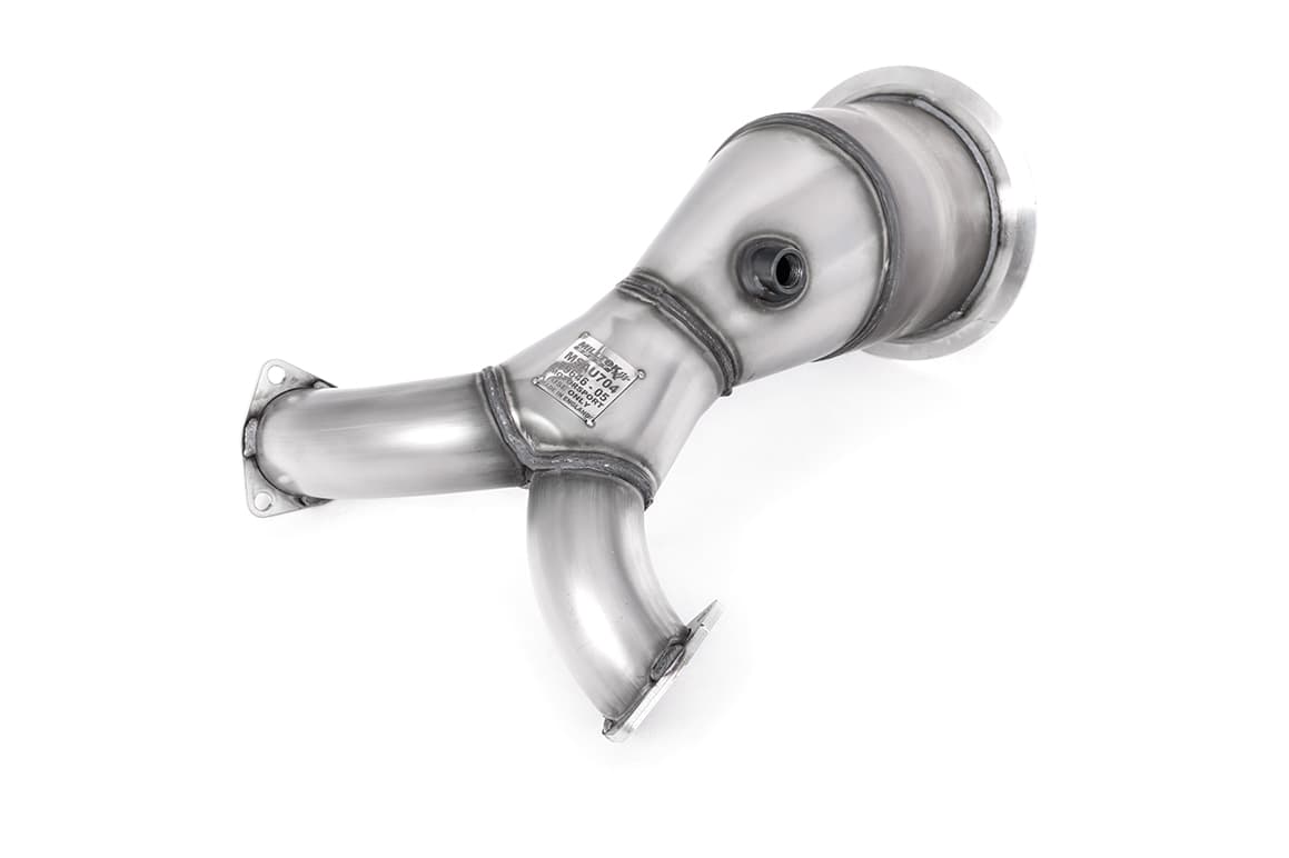Audi A6 55 TFSI (3.0 V6 Turbo) C8 2019 2023 Hi-Flow Sports Cat and Downpipe 200 Cell HJS High Flow Sport Cat fits with OE and Milltek Sport Cat back Systems