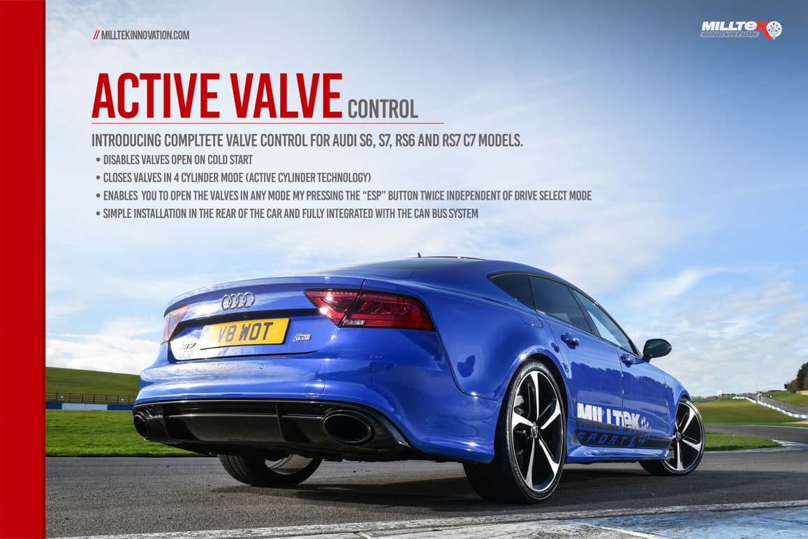 Audi S4 3.0 Turbo V6 B9 - Saloon/Sedan & Avant (Non Sport Diff Models) 2016 2023 Active Valve Control