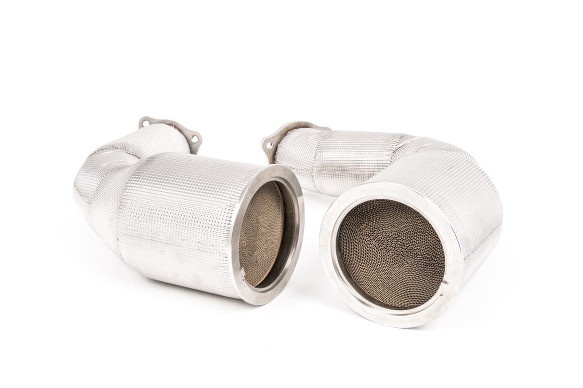 Audi RS4 B9 2.9 V6 Turbo Avant (Non OPF/GPF Models) 2018 2023 Large-bore Downpipes With 200 Cell HJS HQ High Flow Cats
