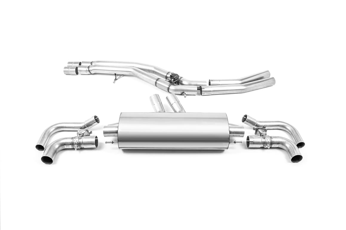 Audi RSQ8 4.0 V8 Bi-Turbo (Non OPF / GPF Equipped Models) 2020 2023 Front Pipe-back EC Approved - No Cutting Required - Fits with OE Trims