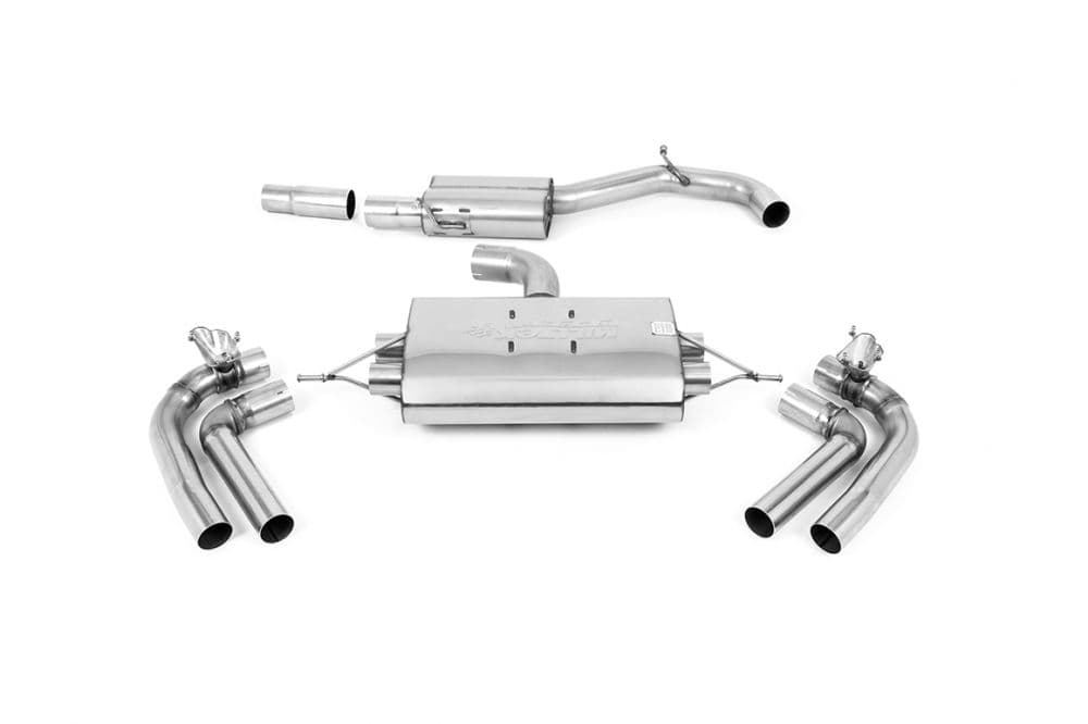 Seat Cupra Formentor 2.0TFSI 4Drive 310PS 2021 2023 Particulate Filter-back Resonated GPF/OPF Back System with GT-100 Cerakote Black Trims - ECE Approved