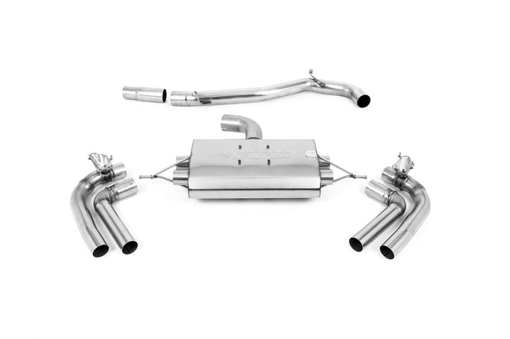 Seat Cupra Formentor 2.0TFSI 4Drive 310PS 2021 2023 Particulate Filter-back Non-Resonated (Louder) GPF/OPF Back System with GT-100 Cerakote Black Trims