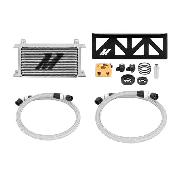 OIL COOLER KIT FOR SUBARU BRZ / TOYOTA GT86 - SILVER COOLER THERMOSTATIC