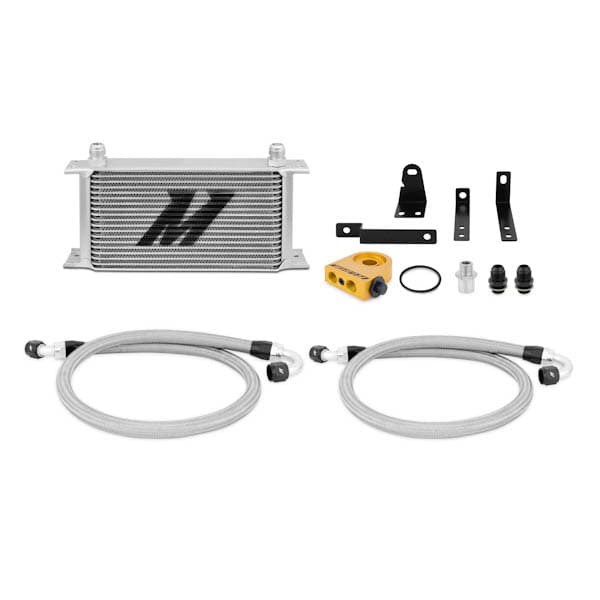 OIL COOLER KIT FOR HONDA S2000 - SILVER COOLER THERMOSTATIC