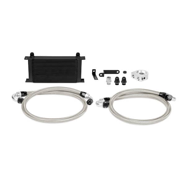 OIL COOLER KIT FOR SUBARU IMPREZA WRX STI 08-14 - BLACK COOLER NON THERMOSTATIC