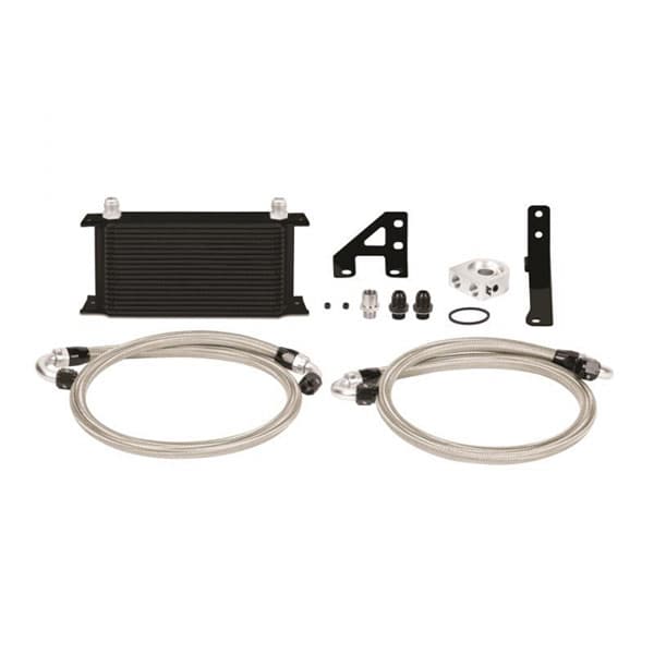 OIL COOLER KIT FOR SUBARU IMPREZA STI 2015+ - BLACK COOLER NON THERMOSTATIC