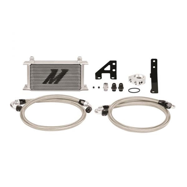 OIL COOLER KIT FOR SUBARU IMPREZA STI 2015+ - SILVER COOLER NON THERMOSTATIC