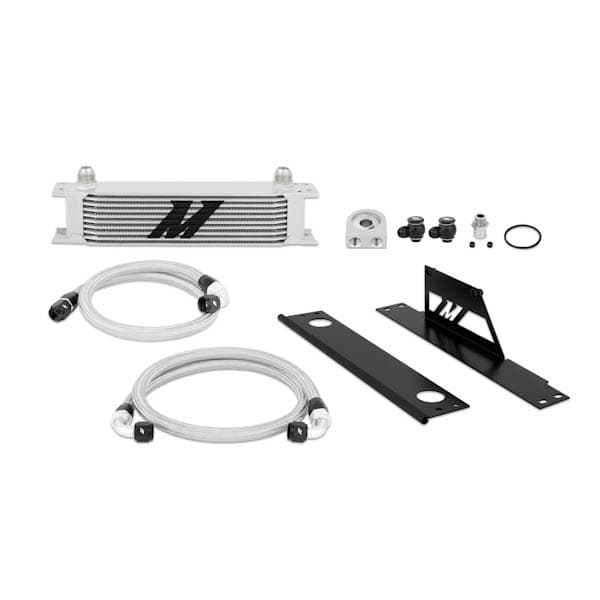 OIL COOLER KIT FOR SUBARU IMPREZA WRX/STI 01-05 - SILVER COOLER NON THERMOSTATIC