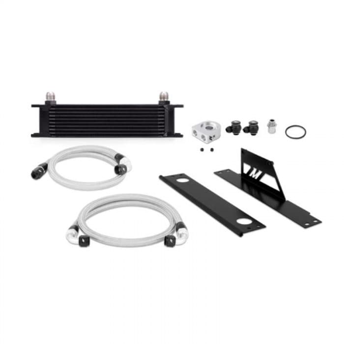 OIL COOLER KIT FOR SUBARU IMPREZA WRX/STI 01-05 - BLACK COOLER NON THERMOSTATIC