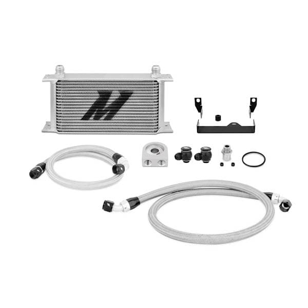 OIL COOLER KIT FOR SUBARU IMPREZA WRX/STI 06-07 - SILVER COOLER NON THERMOSTATIC