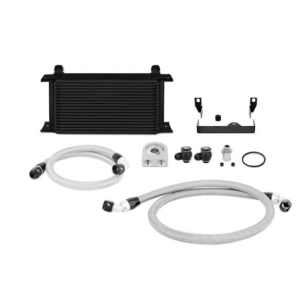 OIL COOLER KIT FOR SUBARU IMPREZA WRX/STI 06-07 - BLACK COOLER NON THERMOSTATIC