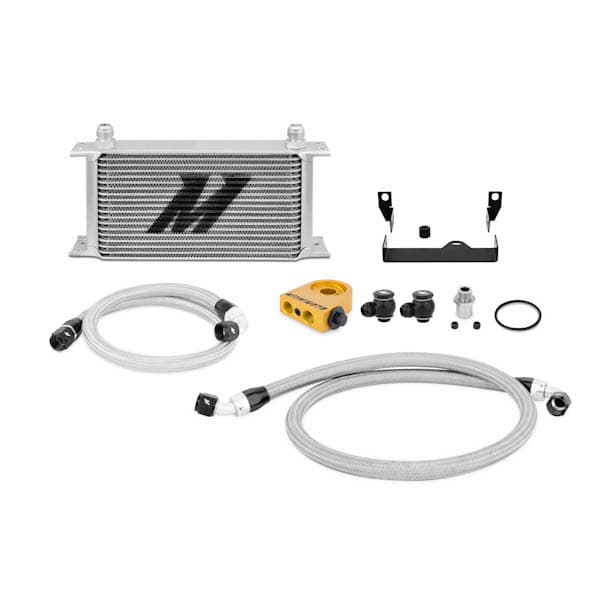 OIL COOLER KIT FOR SUBARU IMPREZA WRX/STI 06-07 - SILVER COOLER THERMOSTATIC
