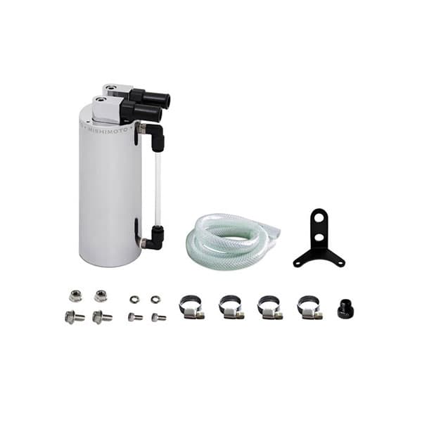 ALUMINIUM OIL CATCH CAN - SMALL - SILVER