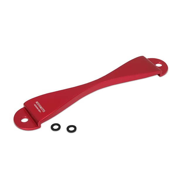CNC BATTERY TIE-DOWN FOR SUBARU - RED